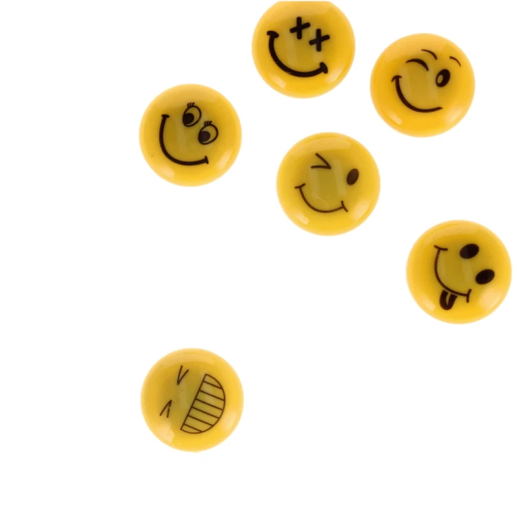 Magnes 30mm Emoticon mix 6szt  STARPAK 378346 – zdjęcie 4
