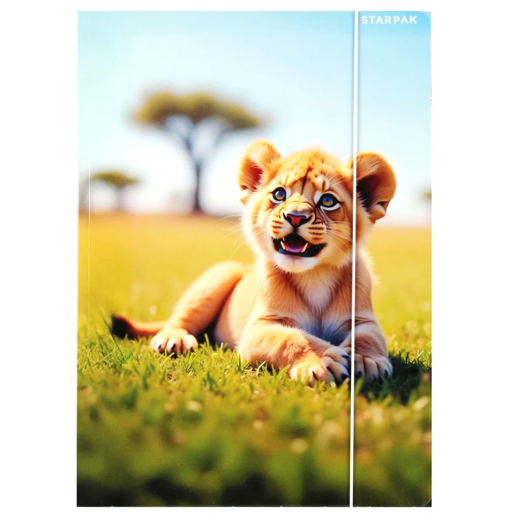 Teczka z gumką A4 Wild Animal STARPAK 559729 – zdjęcie 2