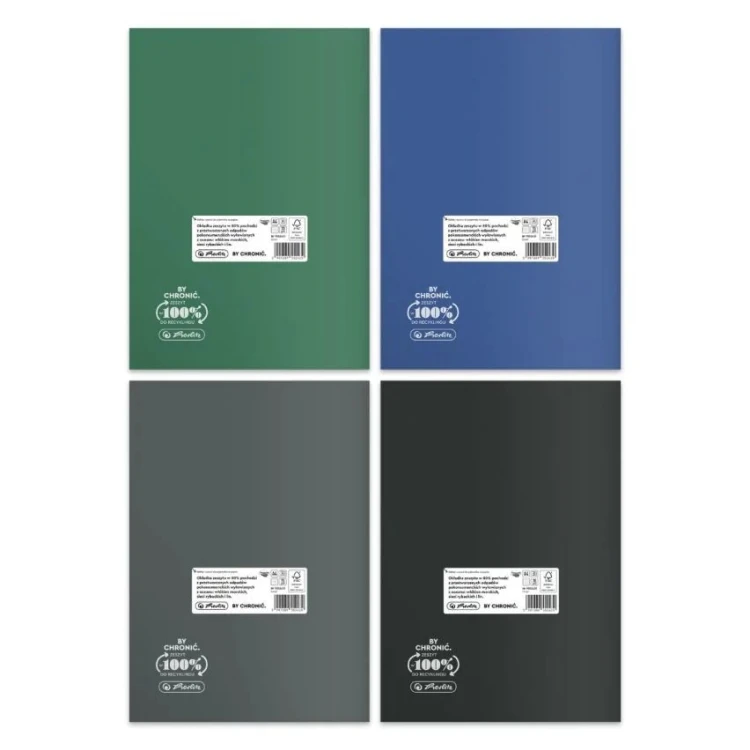 Zeszyt A4/60k kratka oprawa PP Ocean A 5 HERLITZ 400198130 – zdjęcie 2
