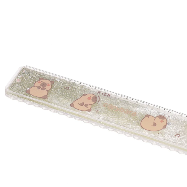Linijka plastikowa 20 cm Kapibara STARPAK 578286 – zdjęcie 2