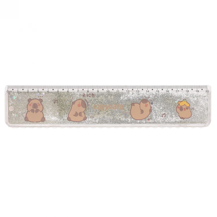 Linijka plastikowa 20 cm Kapibara STARPAK 578286 – zdjęcie 4
