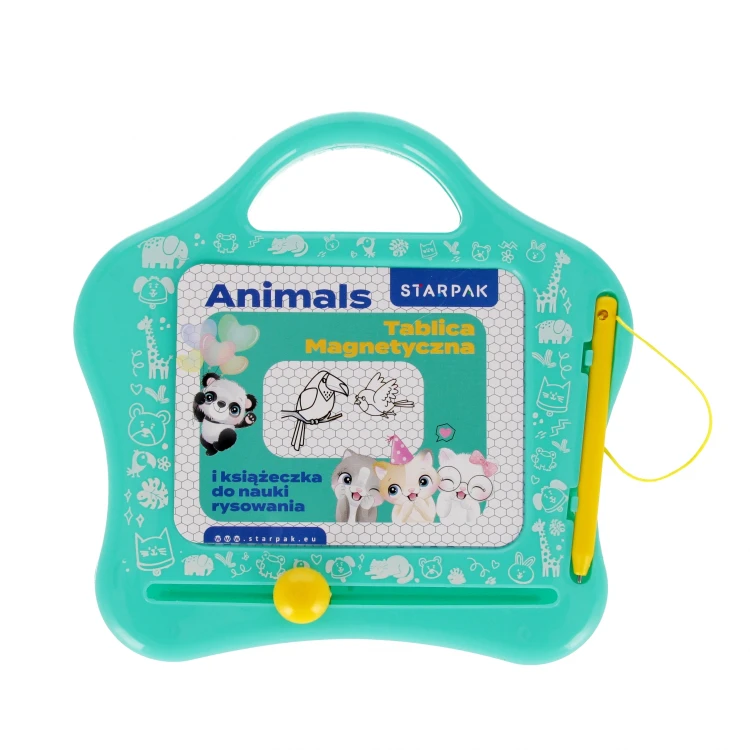 Tablica magnetyczna z  książeczka do nauki rysunków Animals STARPAK 552502 – zdjęcie 3