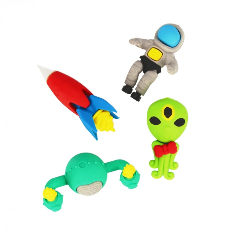 Gumka do mazania 3D puzzle Space 4szt. STARPAK 505320 – zdjęcie 2