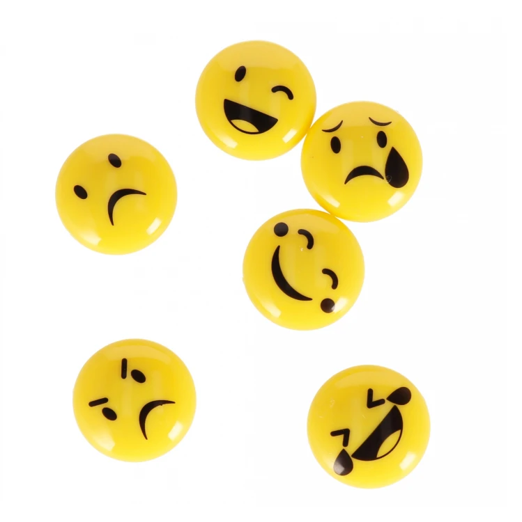 Magnes 30mm Emoticon3 mix 6szt STARPAK 576505 – zdjęcie 2