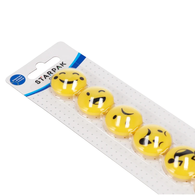 Magnes 30mm Emoticon3 mix 6szt STARPAK 576505 – zdjęcie 5