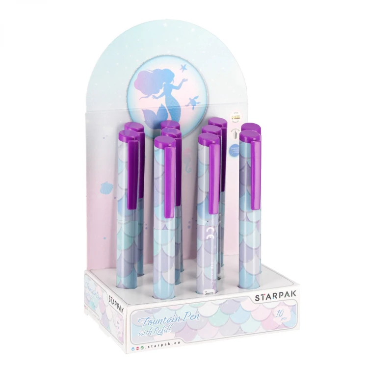 Pióro wieczne Syrenka  display A 10 STARPAK 536377 – zdjęcie 3