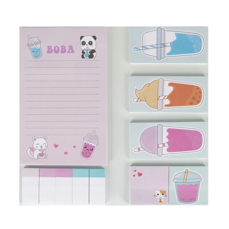 Zestaw notes z zakładkami Bubble Tea  STARPAK 563058 – zdjęcie 4