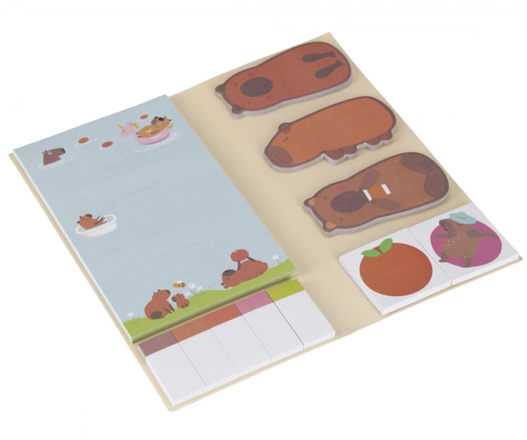 Zestaw notes z zakładkami Kapibara STARPAK 563057 – zdjęcie 2