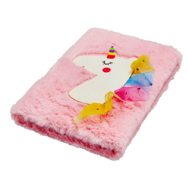 Notes A5 pluszowy pastelowy Unicorn STARPAK 484167 – zdjęcie 2