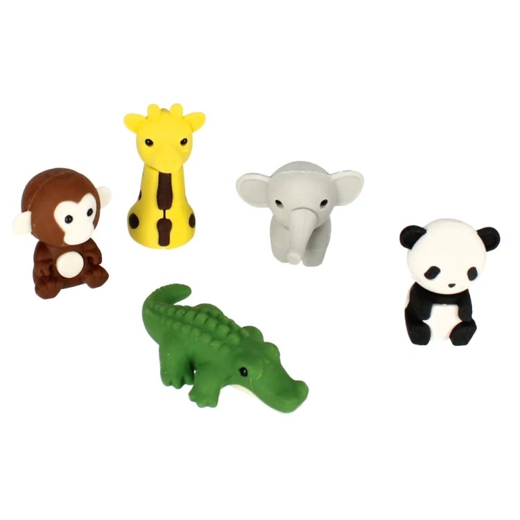 Gumka do mazania 3D puzzle Safari 5szt STARPAK 505318 – zdjęcie 2