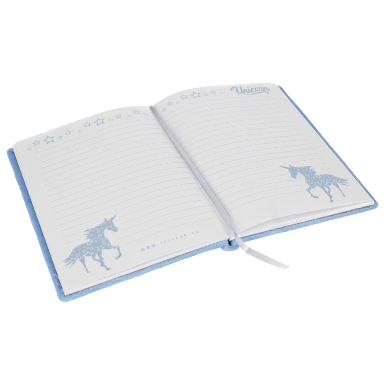 Notes pluszowy A5 Unicorn STARPAK 507482 – zdjęcie 4