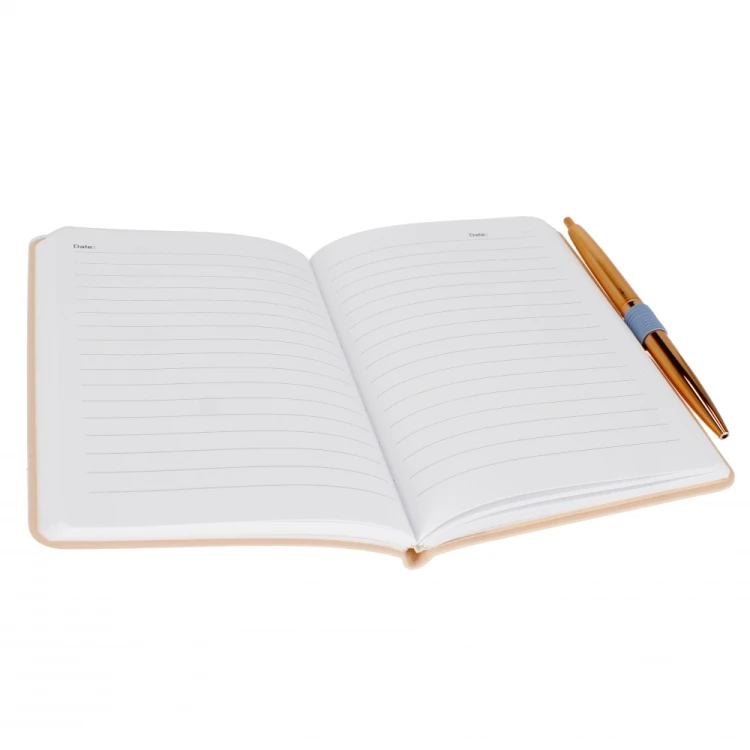 Zestaw notes z długopisem Gold różowy STARPAK 502017 – zdjęcie 2