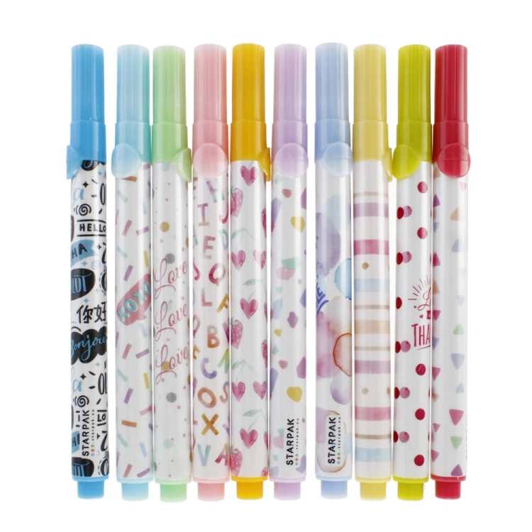 Zakreślacz 10 kolorów pastel STARPAK 507199 – zdjęcie 3