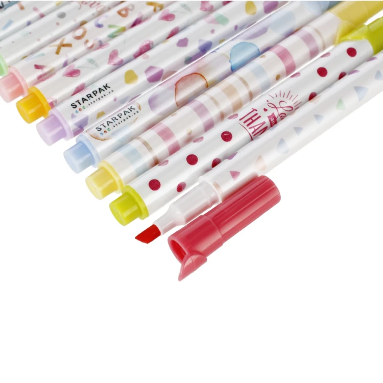 Zakreślacz 10 kolorów pastel STARPAK 507199 – zdjęcie 5