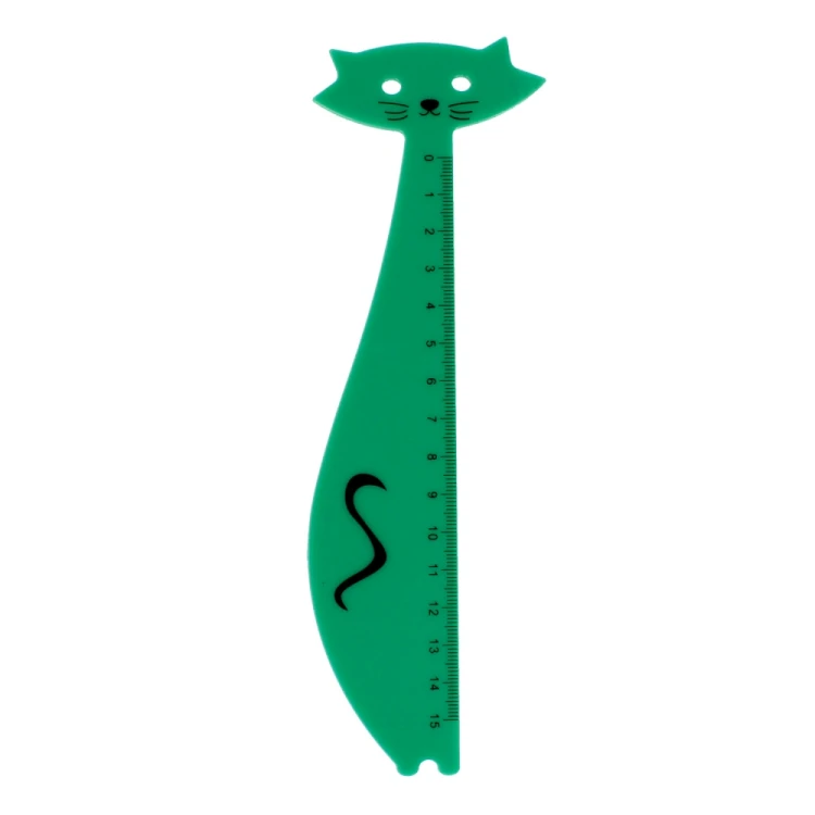 Linijka plastikowa Kot 15cm STARPAK 447744 – zdjęcie 5