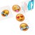 Zakładka indeksująca 40mm/20k okrągła 3szt Emoticon plus linijka STARPAK 472875 – zdjęcie 3