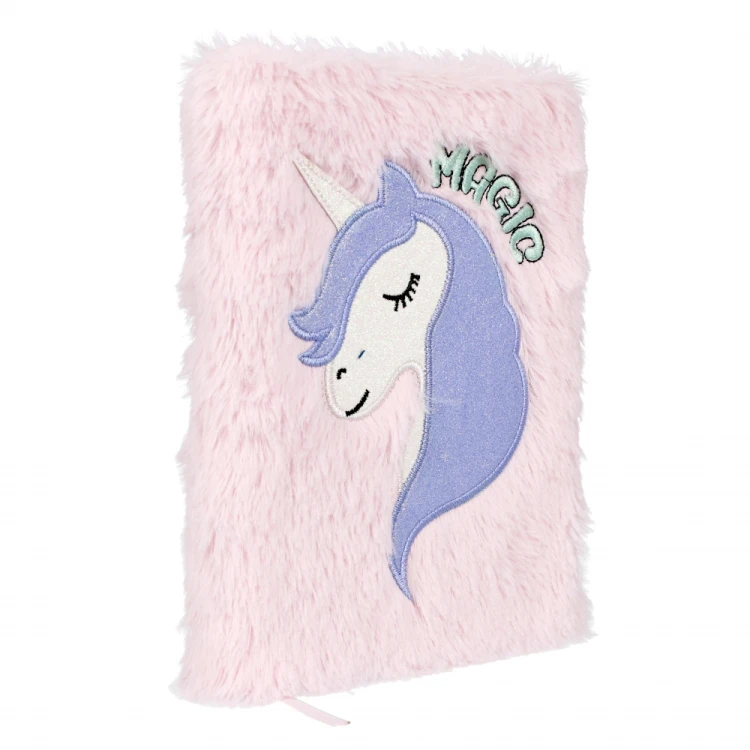Notes pluszowy A5 pastelowy Unicorn STARPAK 502156 – zdjęcie 3