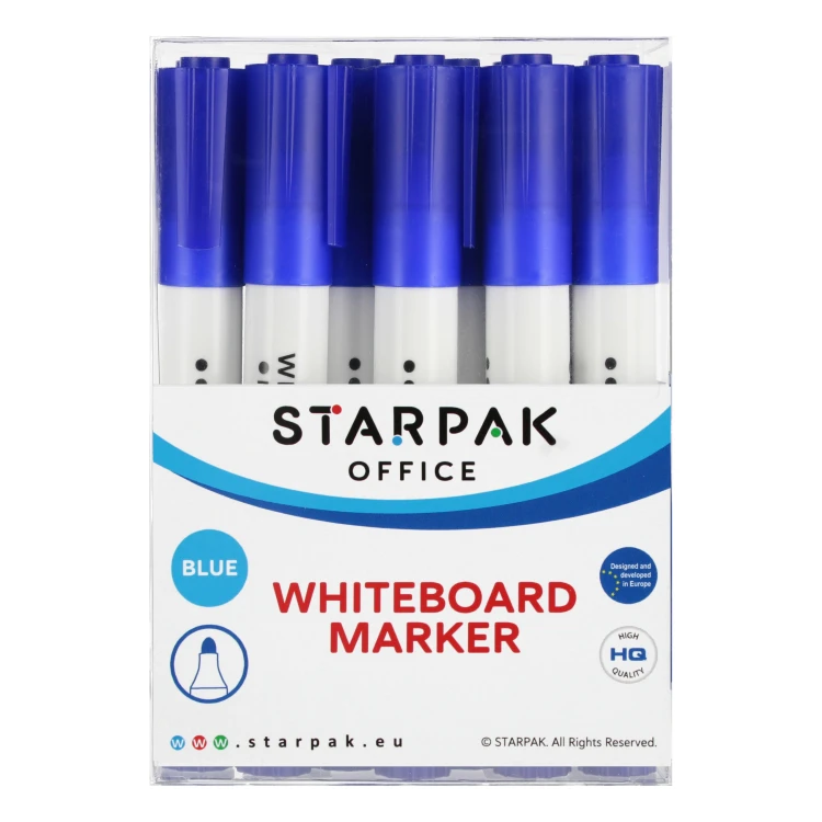 Marker suchościeralny okrągły niebieski A 12 STARPAK 524568 – zdjęcie 2