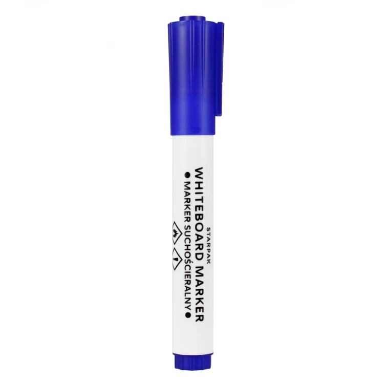 Marker suchościeralny okrągły niebieski A 12 STARPAK 524568 – zdjęcie 5