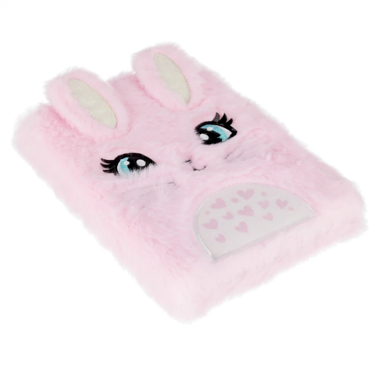 Pamiętnik pluszowy 12x18 cm z długopisem Rabbit STARPAK 541492 – zdjęcie 4