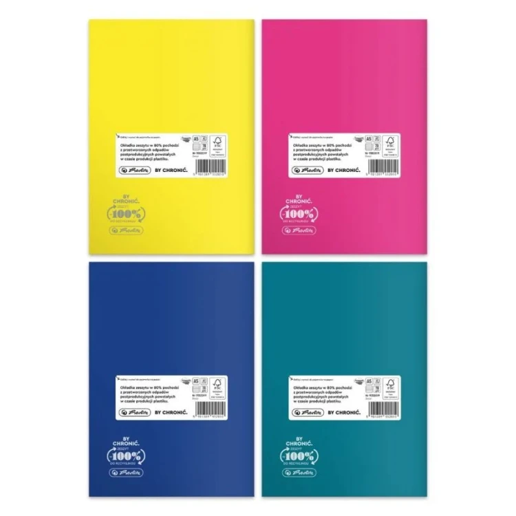 Zeszyt A5/60k linia oprawa PP Colors A 5 HERLITZ 400198108 – zdjęcie 2