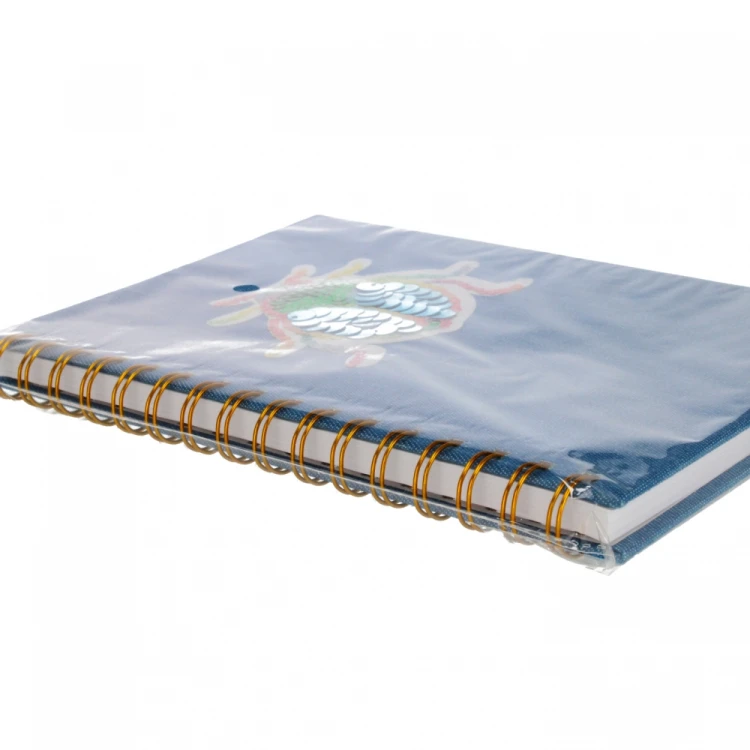 Kołonotes A5/100k oprawa twarda jeans STARPAK 453589 – zdjęcie 2