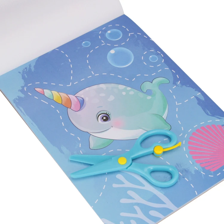 Zestaw kreatywny do nauki wycinania A4 z nożyczkami Animals  STARPAK 552509 – zdjęcie 2