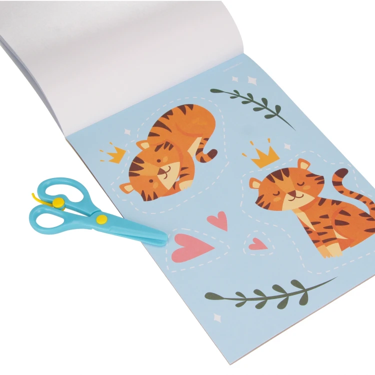 Zestaw kreatywny do nauki wycinania A4 z nożyczkami Animals  STARPAK 552509 – zdjęcie 3