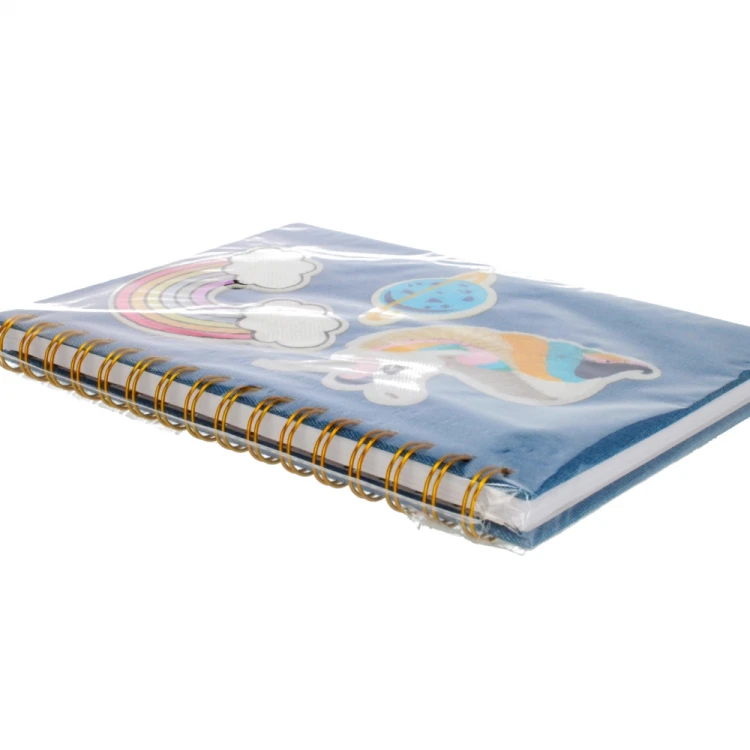 Kołonotes A5/100k oprawa twarda jeans Jednorożec STARPAK 453590 – zdjęcie 2