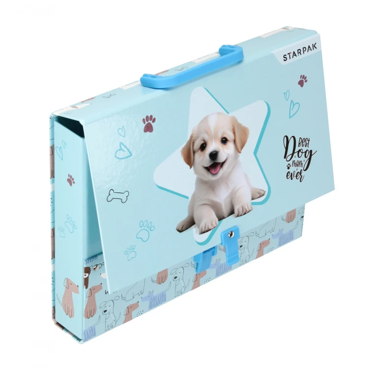 Teczka z rączką A4/50mm Cuties Doggy  STARPAK 559322 – zdjęcie 3