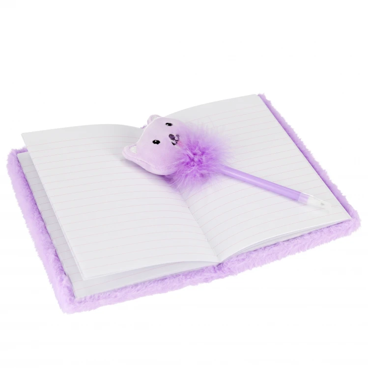 Pamiętnik pluszowy 12x18 cm z długopisem Cat STARPAK 541491 – zdjęcie 6