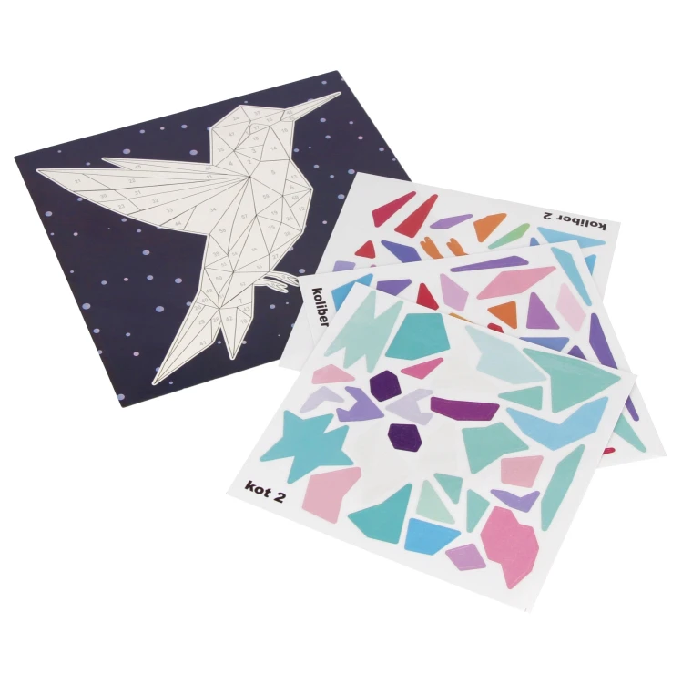 Zestaw kreatywny wyklejanie po numerach Animals STARPAK 563039 – zdjęcie 4