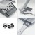 Dziurkacz duży metalowy WOW, czarny, 10 lat gwarancji, 30 kartek LEITZ 50081095 – zdjęcie 4