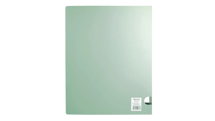Segregator A4/3 cm 2 ringi PP morandi zielony BIURFOL SEM-A4-03 – zdjęcie 2