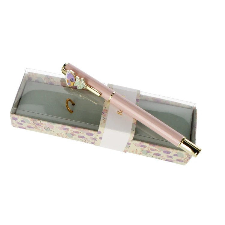 Długopis automatyczny Pink Flowers STARPAK 514841 – zdjęcie 2
