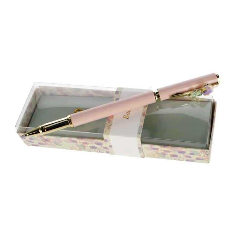Długopis automatyczny Pink Flowers STARPAK 514841 – zdjęcie 3