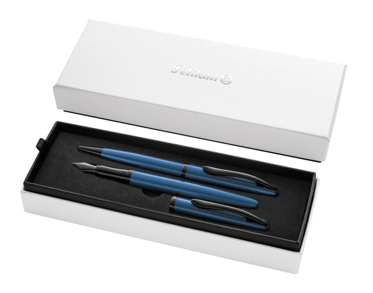 Zestaw PELIKAN JAZZ NOBLE ELEGANCE AQUA: pióro wieczne   długopis – zdjęcie 2