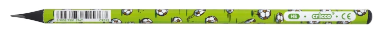 Ołówek Cricco trójkątny black wood HB sporty – zdjęcie 2