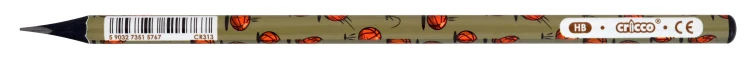 Ołówek Cricco trójkątny black wood HB sporty – zdjęcie 4