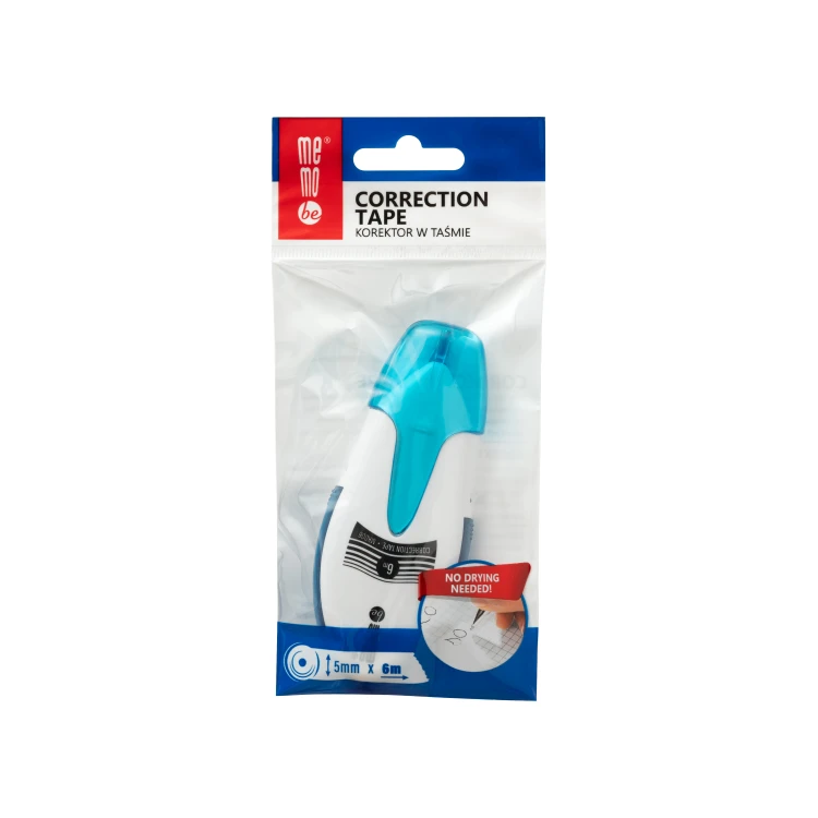 Korektor w taśmie MemoBe 5mm x 6m 1 szt.etui – zdjęcie 5