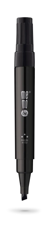 Marker permanentny M201 MemoBe końcówka ścięta 1-4 mm czarny – zdjęcie 2