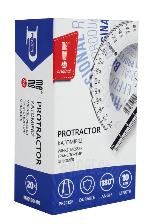 Kątomierz MemoBe by Pratel 10cm 180 stopni – zdjęcie 2