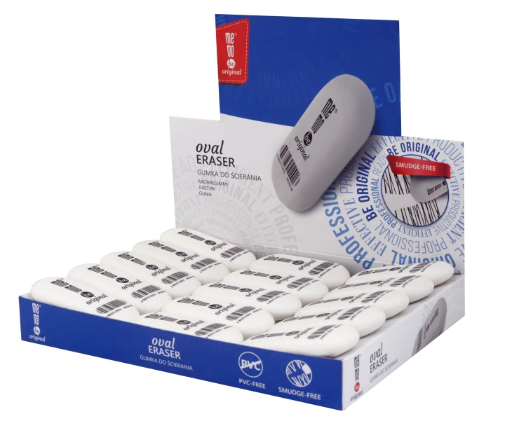 Gumka do mazania MemoBe Oval biała – zdjęcie 3