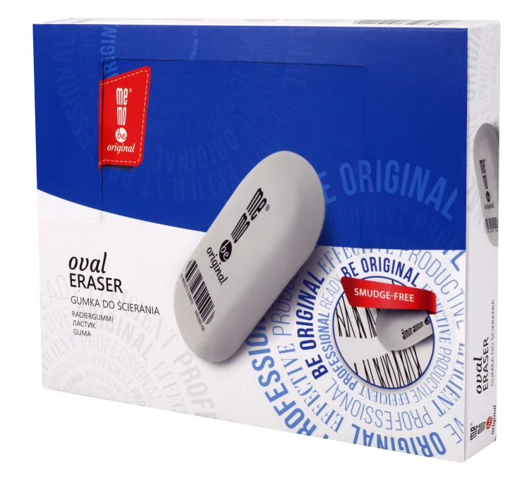 Gumka do mazania MemoBe Oval biała – zdjęcie 4