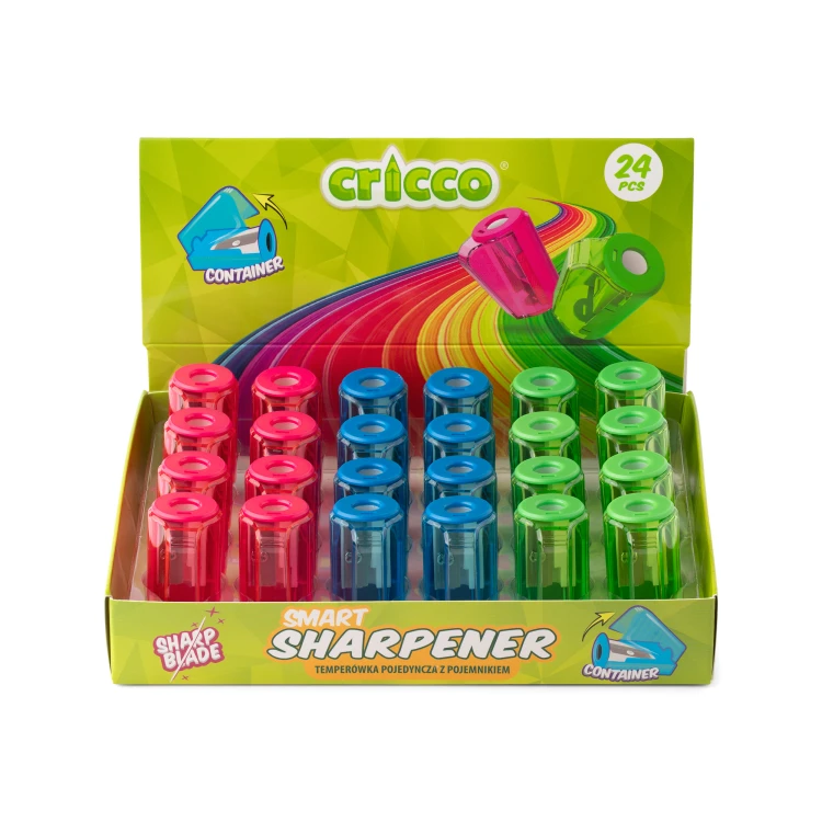 Temperówka mini smart Cricco z pojemnikiem – zdjęcie 2