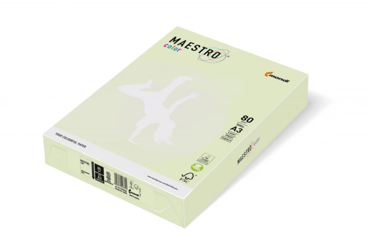 Papier xero A4 80 g zielony Maestro op.500 arkuszy IGEPA 941GN27A80