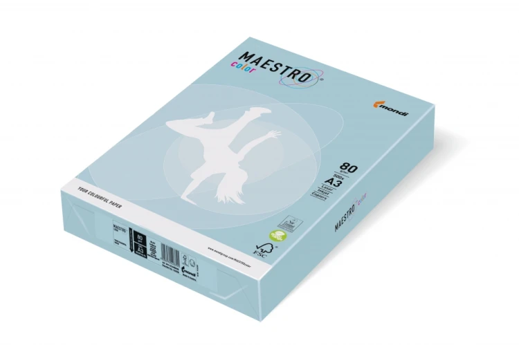 Papier xero A4 80 g niebieski Maestro op.500 arkuszy IGEPA 941BL29A80