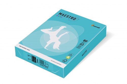 Papier xero A4 160 g niebieski tropikalny Maestro op.500 arkuszy IGEPA 941AB48A16