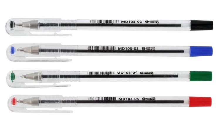 Długopis biurowy 0,7mm MemoBe 4-kol. etui – zdjęcie 5