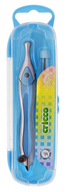 Cyrkiel szkolny Cricco z grafitami, pastel, etui – zdjęcie 4